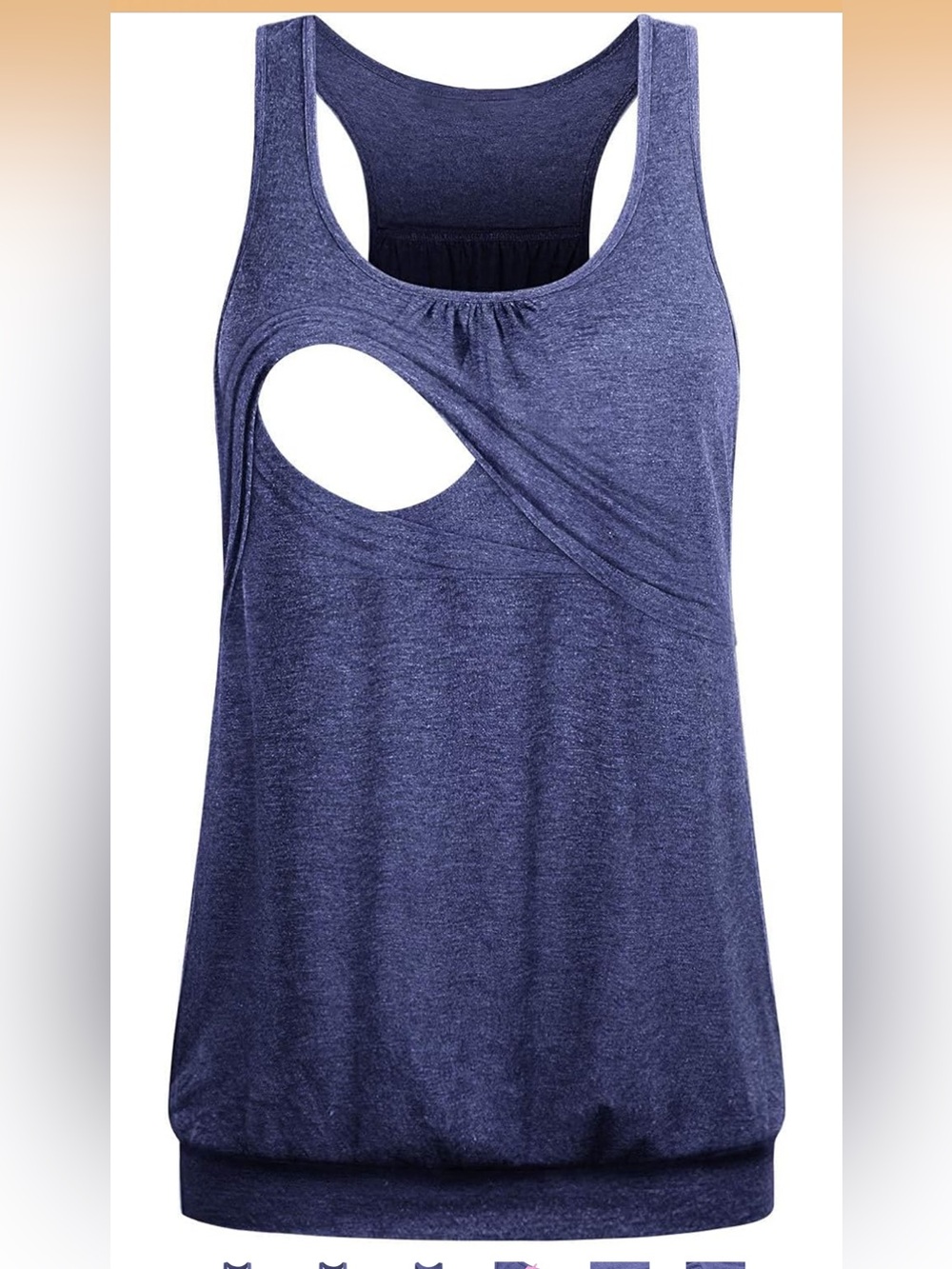 Maternity Summer Cool Sleeveless Nursing Tank Tops Breastfeeding Shirts joymom s
